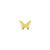 Titanium Threadless Top - Butterfly Gold
