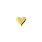 Titanium Threadless Top - Heart Gold
