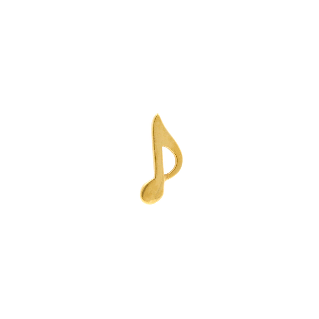 Nickel-Free Stainless Steel Eighth Note Gold