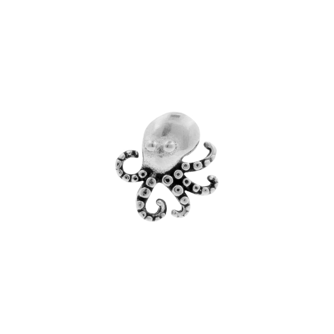 Nikkelvrij Stalen Octopus Zilver