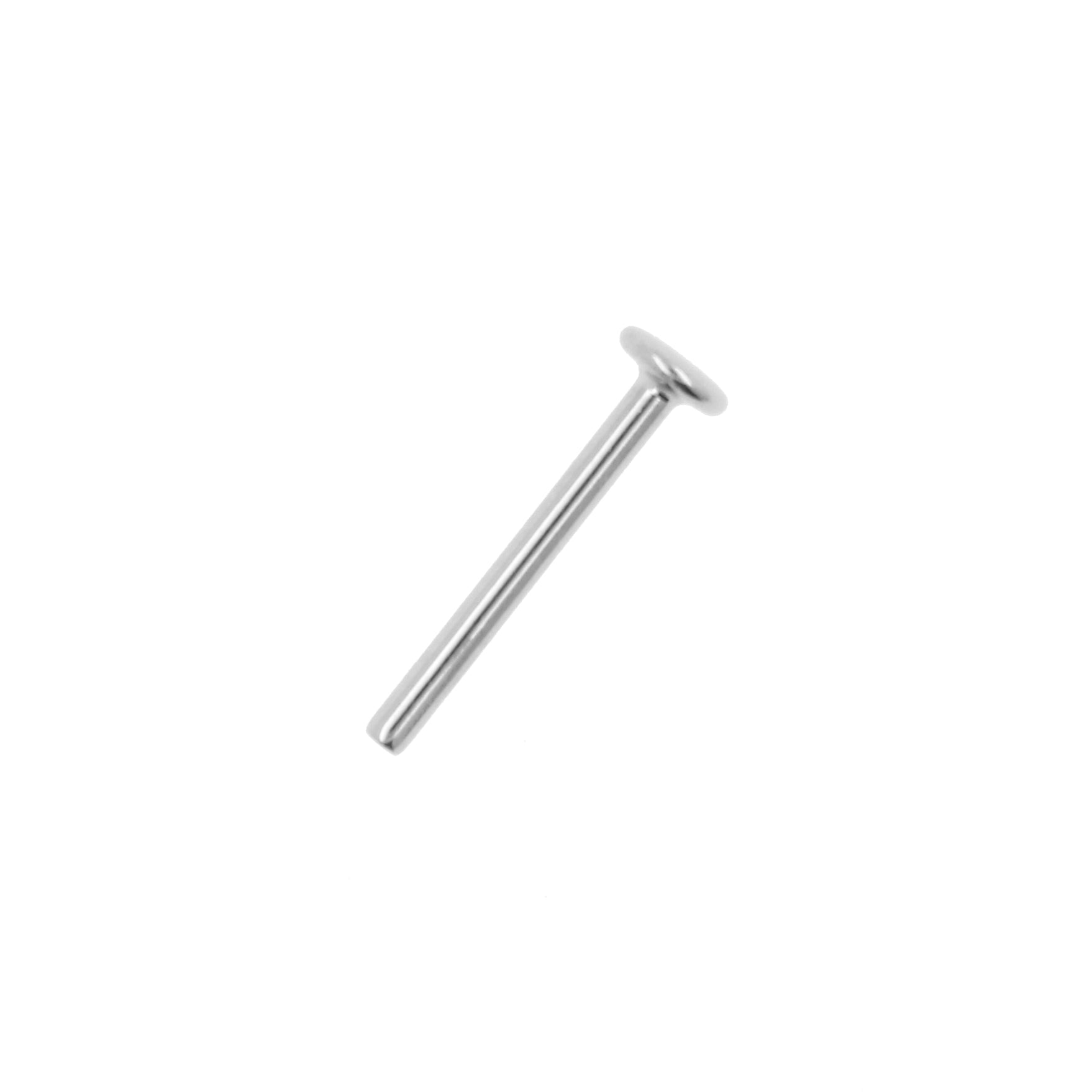 Titanium-Niobium Labret Stud - Silver