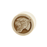 Wood Panther Plugs - Crocodile Wood Light Brown