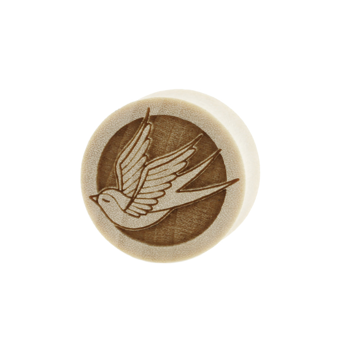 Wood Swallow Plugs - Crocodile Wood Light Brown