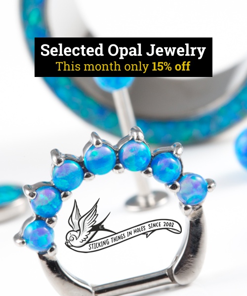 Discount on Opal Jewelry