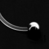 Bioplast curved mini barbell post