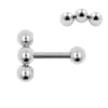 Helix Barbell - Triple Dots 3 mm