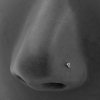 Titanium Nosestud Triple Dots