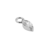 Click Ring Charm Nickle-free - Zirconia Marquise