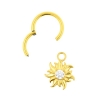 Click Ring Charm Nickle-free - Alpine Flower