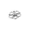Click Ring Charm Titanium - Zirconia Circle Cluster