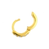 Click Hoop Earrings - Zirconia