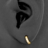 Click Hoop Earrings - Zirconia