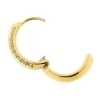 Click Hoop Earrings - Double Row Zirconia's