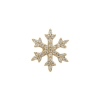 Gold Snowflake With Zirconia - Threadless