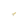 Gold Threaded Zirconia - 2 mm