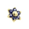 Gold And Sapphire Flower