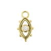 Gold Click Ring Charm - Zirconia Eye