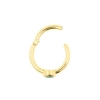Gold Click Ring - Single Gem