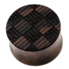 Weaved Squares Plugs  - Sono Wood