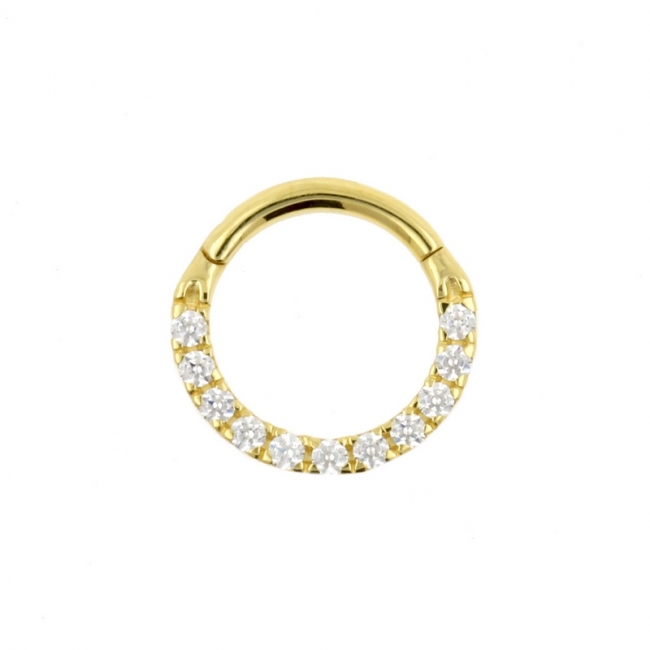 Gold Swarovski Zirconia Ring