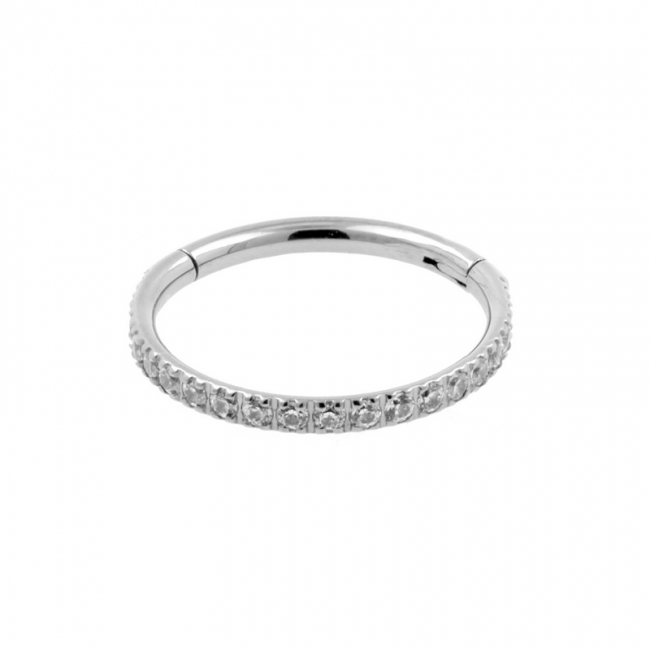 Titanium Zirconia Click Ring