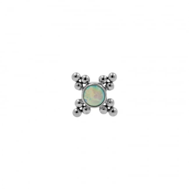 Titanium Opal Cluster - Threadless