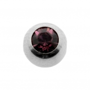 Jewelled clip-in ball