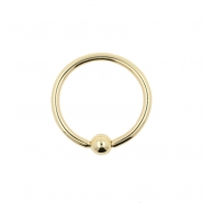 Gold Mini Ball Closure Ring