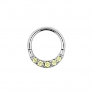 Click Ring Met Zirkonia In Pave Setting