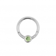 Jewelled Smiley Click Ring
