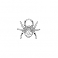 Click Ring Charm Nickle-free - Zirconia Spider