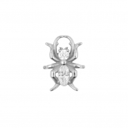 Click Ring Charm Nickle-free - Beetle