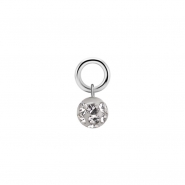 Click Ring Charm - Multi Jewelled Ball