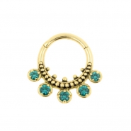 Gold Click Ring - Vintage Dot Gems