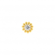 Titanium Zirconia Cluster - Gold